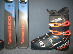 BLIZZARD FIREBIRD Jr 140cm + Lyžiarky 27,5cm