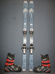 SALOMON QST MAX Jr 140cm + Lyžiarky 27cm