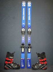 SALOMON S/RACE MT 140cm + Lyžiarky 27,5cm