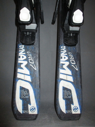 Dětské carvingové lyže DYNAMIC VR 07 120cm+BOTY 24cm, SUPER STAV