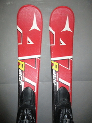 Dětské carvingové lyže ATOMIC RACE 90cm+BOTY 19,5cm, VÝBORNÝ STAV
