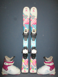 MCKINLEY SWEETY 90cm + Lyžiarky 19,5cm, VÝBORNÝ STAV    
