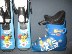 TECNO PRO SNOWLI 90cm + Lyžiarky 18,5cm, VÝBORNÝ STAV      