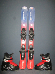 HEAD MONSTER TEAM 87cm + Lyžiarky 18,5cm, VÝBORNÝ STAV     