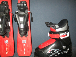 HEAD MONSTER TEAM 87cm + Lyžiarky 18,5cm, VÝBORNÝ STAV        - kopie