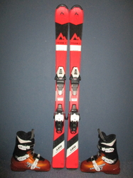 Juniorské lyže MCKINLEY TEAM 7 120cm + Lyžiarky 24,5cm, SUPER STAV
