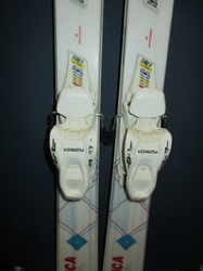 Juniorské lyže VÖLKL CHICA 130cm + Lyžiarky 24,5cm, SUPER STAV