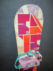 Snowboard NITRO FATE 156cm + nové viazanie, VÝBORNÝ STAV   