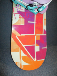 Snowboard NITRO FATE 156cm + nové viazanie, VÝBORNÝ STAV   