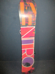 Snowboard NITRO FATE 156cm + nové viazanie, VÝBORNÝ STAV   