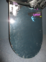 Snowboard NITRO RUNAWAY 149cm + viazanie, VÝBORNÝ STAV   