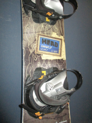 Snowboard HEAD CONCEPT.D 157cm + viazanie, VÝBORNÝ STAV    
