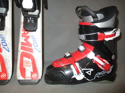 Detské lyže DYNAMIC VR 07 110cm + Lyžiarky 23,5cm, SUPER STAV