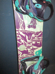 Snowboard HEAD SHE´S EVIL KERS FLOCKA 146cm + viazanie, VÝBORNÝ STAV    