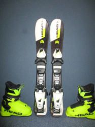 HEAD SUPERSHAPE TEAM 67cm + Lyžiarky 15,5cm 