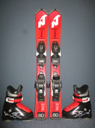 NORDICA DOBERMANN TEAM RACE 80cm + Lyžiarky 17,5cm 