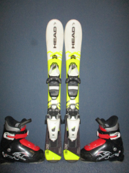 HEAD SUPERSHAPE TEAM 77cm + Lyžiarky 18,5cm