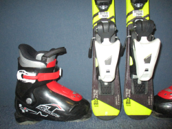 HEAD SUPERSHAPE TEAM 77cm + Lyžiarky 18,5cm