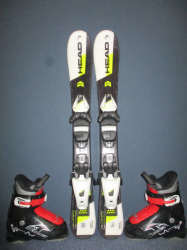 HEAD SUPERSHAPE TEAM 77cm + Lyžiarky 17,5cm