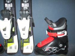 HEAD SUPERSHAPE TEAM 77cm + Lyžiarky 17,5cm