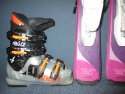 ROSSIGNOL TEMPTATION PRO 92cm + Lyžiarky 19,5cm  