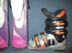 ROSSIGNOL TEMPTATION PRO 92cm + Lyžiarky 19,5cm  