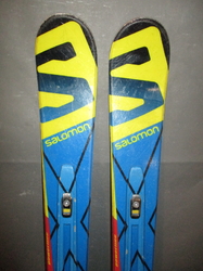 Juniorské športové lyže SALOMON X-RACE GS 166cm, VÝBORNÝ STAV