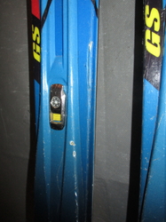 Juniorské športové lyže SALOMON X-RACE GS 166cm, VÝBORNÝ STAV