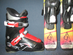 SALOMON THE LUX 100cm + Lyžiarky 21,5cm