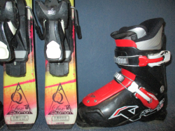 SALOMON THE LUX 100cm + Lyžiarky 21,5cm