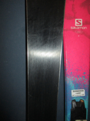 SALOMON THE LUX 110cm + Lyžiarky 21,5cm