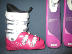 ROSSIGNOL TEMPTATION PRO 110cm + Lyžiarky 21,5cm 