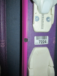 ROSSIGNOL TEMPTATION PRO 110cm + Lyžiarky 21,5cm 