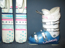 ROSSIGNOL TERRAIN 116cm + Lyžiarky 23,5cm 