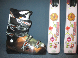 ROSSIGNOL FUN GIRL 140cm + Lyžiarky 27cm