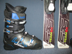 STÖCKLI SX TEAM 130cm + Lyžiarky 26,5cm 
