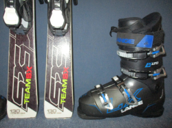 STÖCKLI SX TEAM 130cm + Lyžiarky 26,5cm 