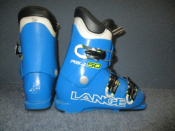 Detské lyžiarky LANGE RSJ 50 stielka 20,5cm, SUPER STAV