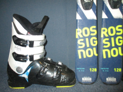 ROSSIGNOL TERRAIN 128cm + Lyžiarky 25,5cm 