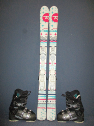 ROSSIGNOL TERRAIN 128cm + Lyžiarky 24,5cm 