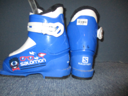 Detské lyžiarky SALOMON TEAM 1 stielka 16cm, TOP STAV