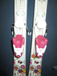 Juniorské lyže ROSSIGNOL FUN GIRL 130cm + Lyžiarky 24,5cm, SUPER STAV