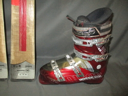 Carvingové lyže ROSSIGNOL UNIQUE 4 163cm + Lyžiarky 26,5cm, VÝBORNÝ STAV