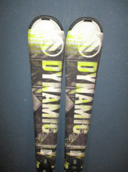 Juniorské lyže DYNAMIC VR 07 120cm + Lyžiarky 24,5cm, VÝBORNÝ STAV