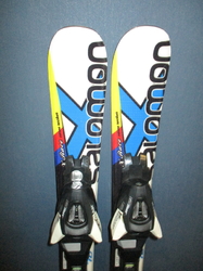 Detské lyže SALOMON X-RACE 70cm + Lyžiarky 16cm, SUPER STAV