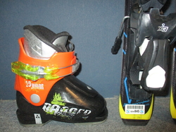 Detské lyže SALOMON X-RACE 70cm + Lyžiarky 16cm, SUPER STAV