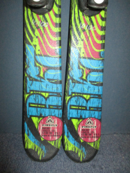 Detské lyže ROSSIGNOL BANDIT 100cm + Lyžiarky 20cm, VÝBORNÝ STAV