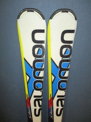 Juniorské lyže SALOMON X-RACE 150cm + Lyžiarky 27cm, SUPER STAV