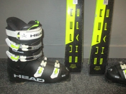 HEAD SUPERSHAPE TEAM 160cm + Lyžáky 27,5cm