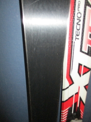 Juniorské lyže TECNO XT TEAM 120cm + Lyžiarky 24,5cm, VÝBORNÝ STAV